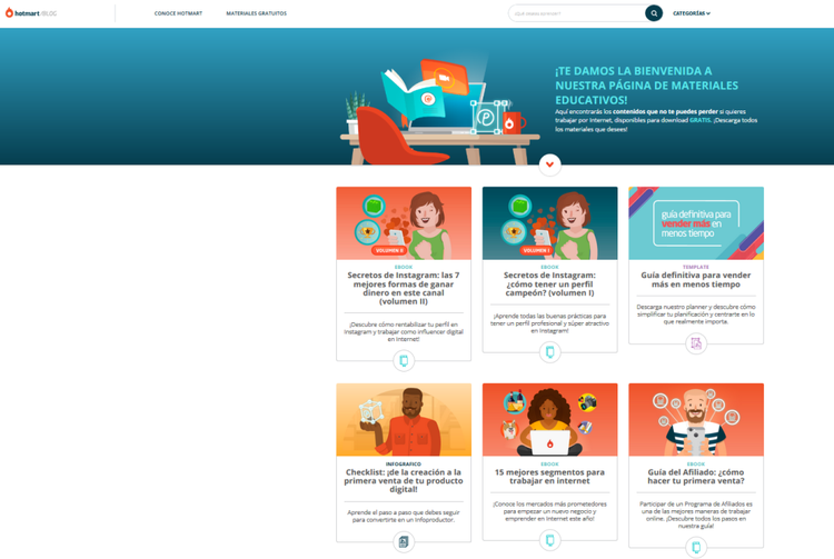 Clientes potenciales - Tipos de contenidos