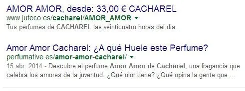 CTR: Palabras clave en la URL