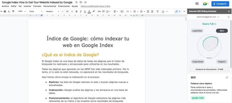 Google Index: artículo sobre cómo indexar sitio web en Google Search Console