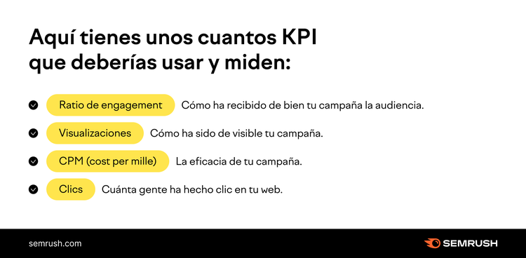 Métricas KPI para medir efectividad de campañas con influencers