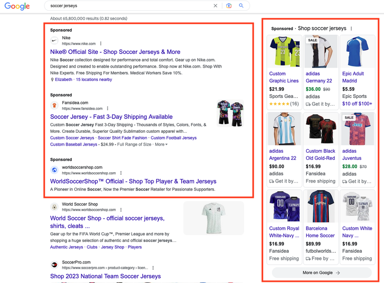 anuncios en buscadores destacados en las SERP de Google