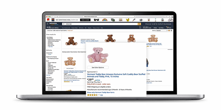 Publicidad en Amazon - Sponsored products