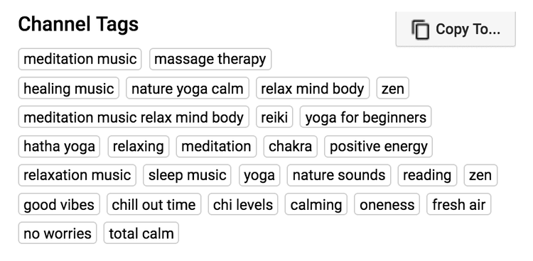 Too many channel keywords