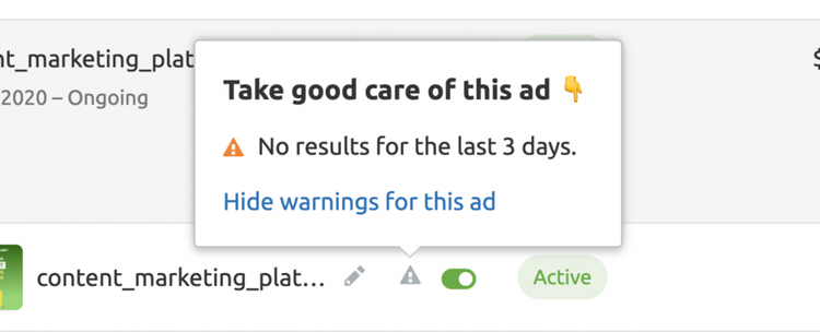 Problemas con los anuncios de Facebook - No hay resultados desde hace 3 días
