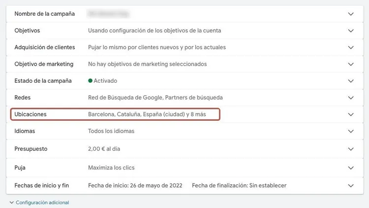 Ubicaciones