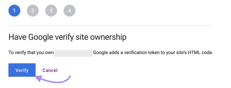 Haz que Google verifique la propiedad del sitio
