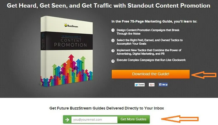 Ejemplo reciprocidad de Cialdini - buzzstream