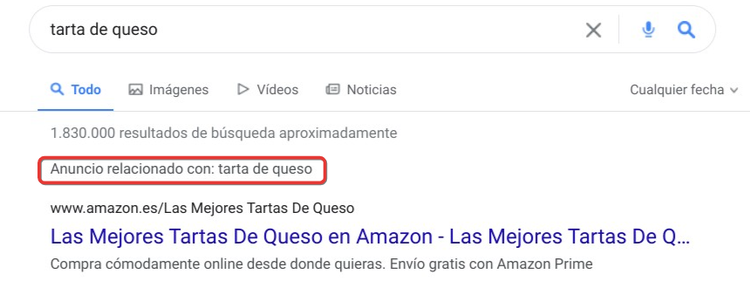 Ecosia: búsqueda de árboles con resultados de productos y categorías