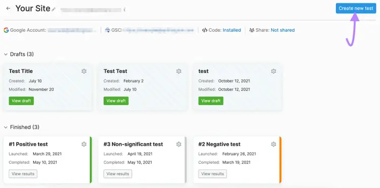 Crear un nuevo botón de prueba en la herramienta SplitSignal