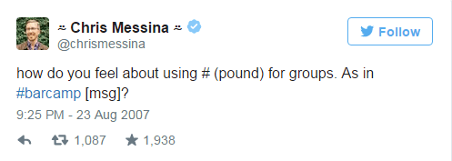 Cómo crear un hashtag-primer hashtag