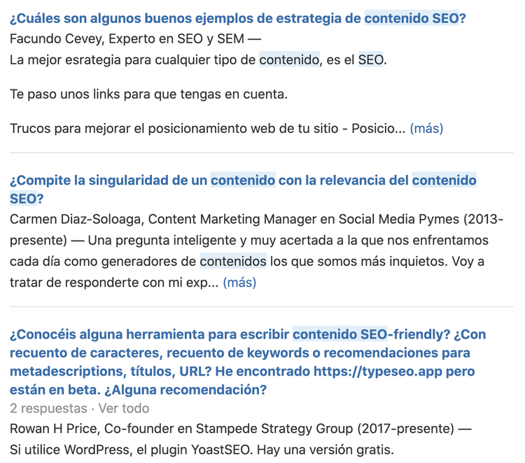 find relevant topics on quora