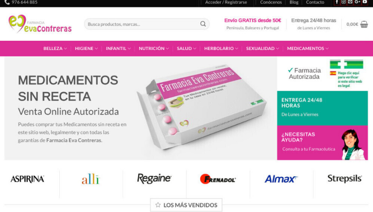 eva contreras farmacia online