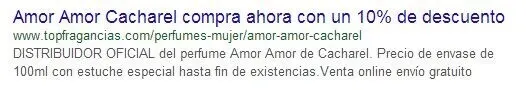 CTR: Redacción de la descripción