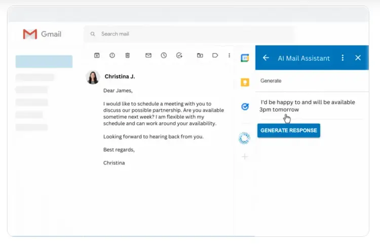 Asistente de correo AI de Klart