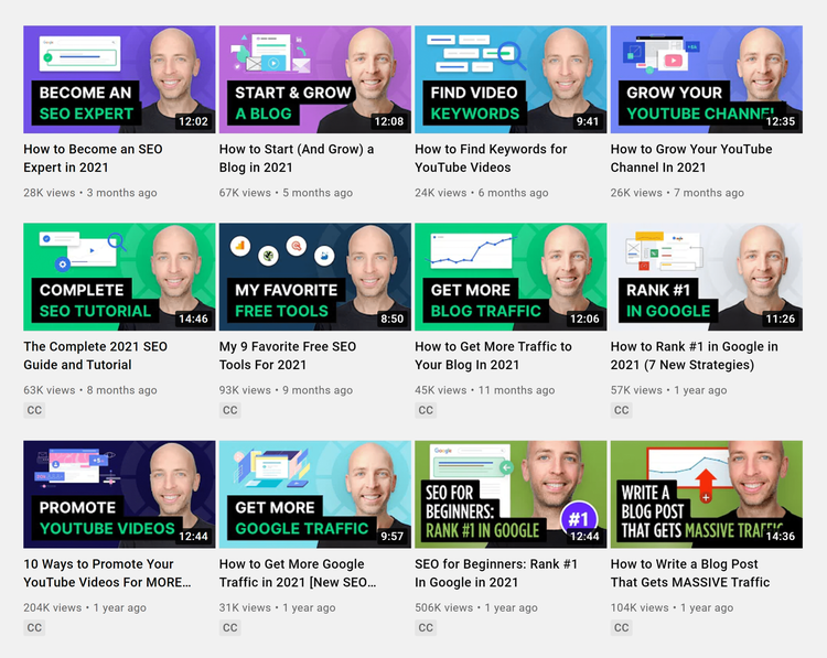 YouTube – Backlinko – Videos