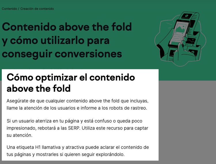 Los párrafos cortos mejoran la legibillidad
