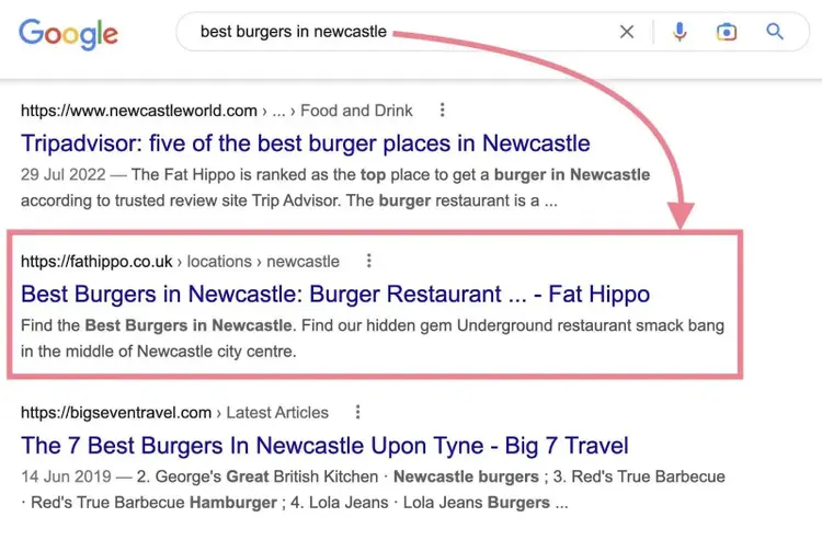 las mejores hamburguesas de newcastle serp