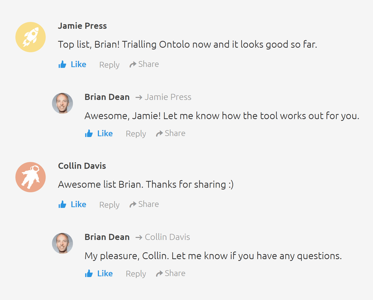 commentaires sur un guest post