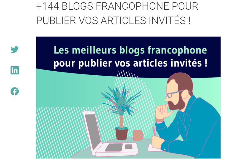 liste de sites qui acceptent les guest posts
