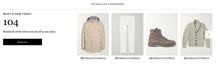 Mr Porter, ton conret, épuré