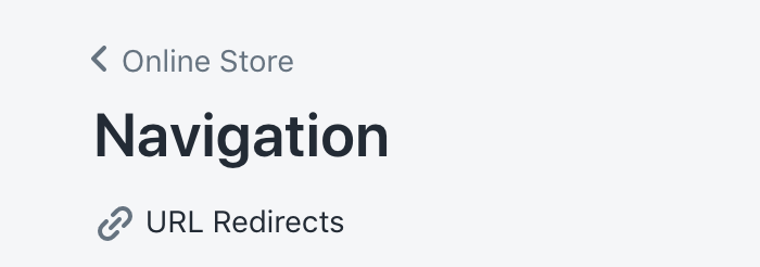 301 redirection Shopify