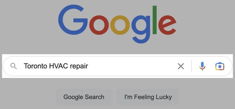 Recherche d'un mot clé dans Google