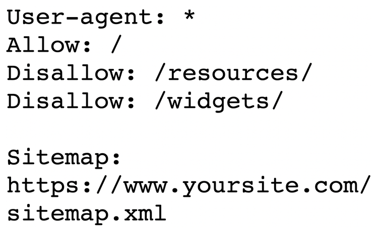 Exemple de fichier robots.txt