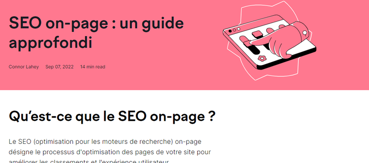 Titres dans le contenu