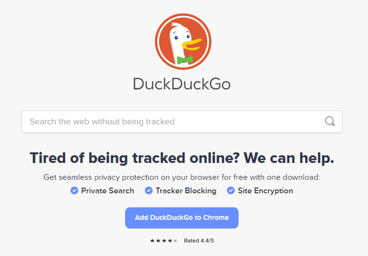 Moteur de recherche DuckDuckGo
