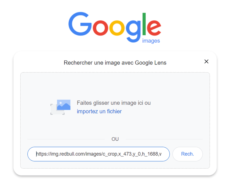 Google images par URL