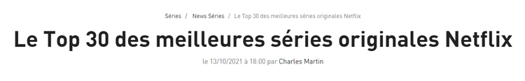Titre listicle première