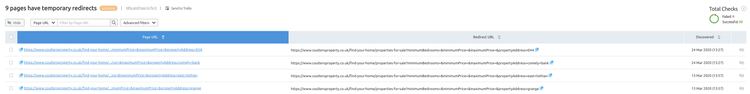 Audit de Site - redirections302