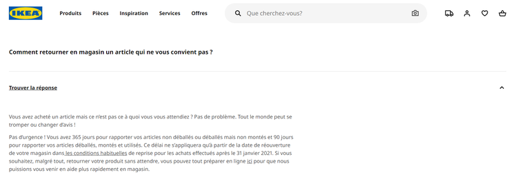 FAQ Ikea