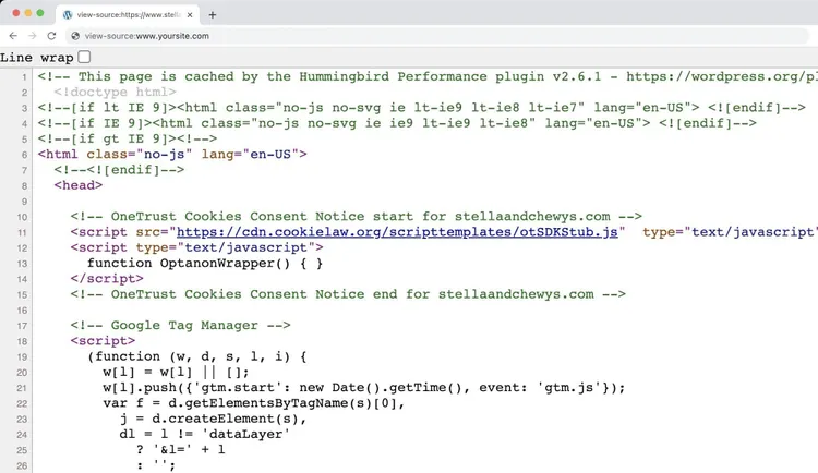Exemple de code source