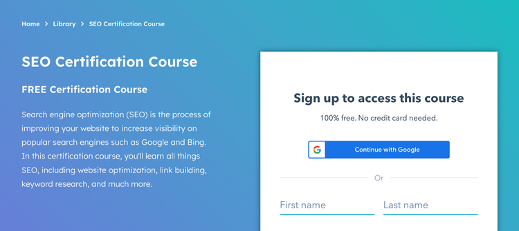 cours hubspot seo