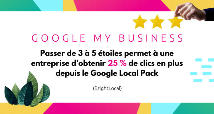 Google Local Pack SEO etoiles