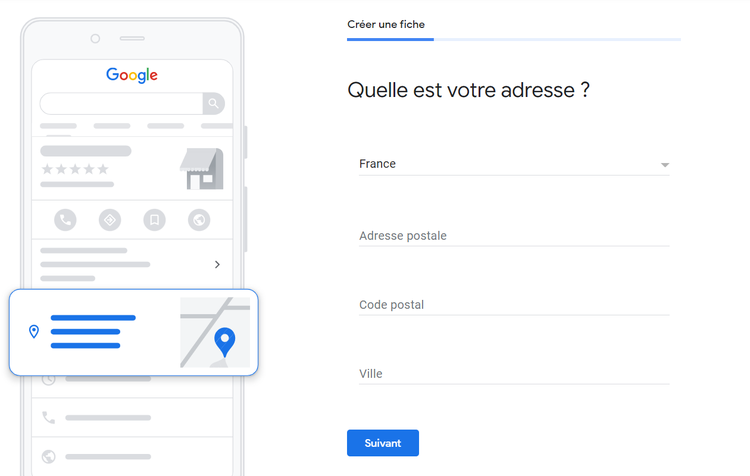 Google Business Profile - ajouter une adresse
