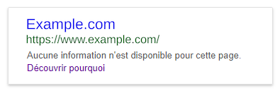 recherche sans description