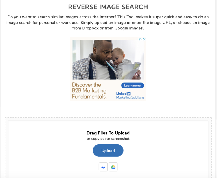 SmallSEOTools.com recherche d'image inversée