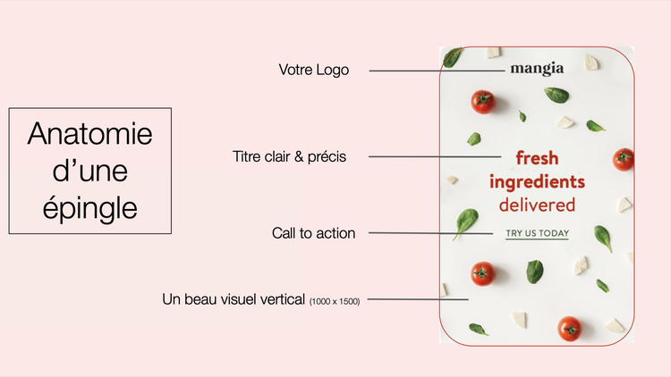 anatomie d'une épingle pinterest