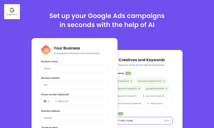 Semrush Google Ads IA asistente configuración campañas
