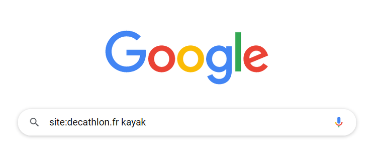 recherche site: sur Google