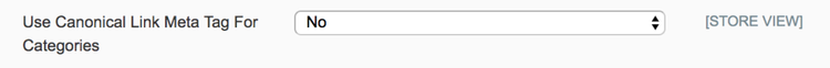 définir l'option "Use Canonical Link Meta Tag For Categories" sur "No"
