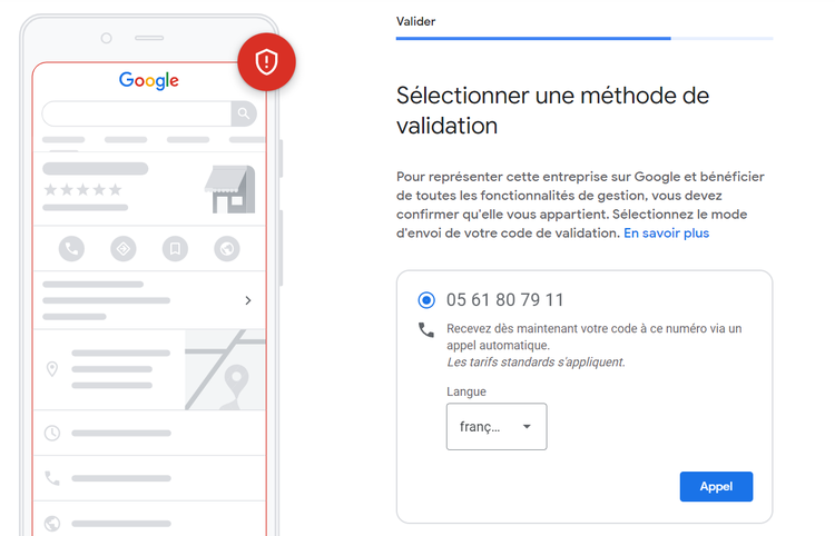 Google Business Profile - Valider sa fiche