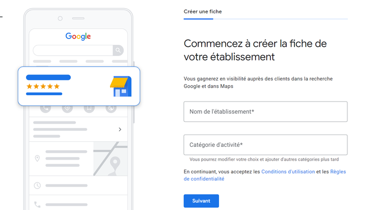Google - configurer la fiche de votre établissement