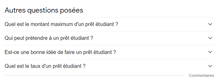 Autres questions posées