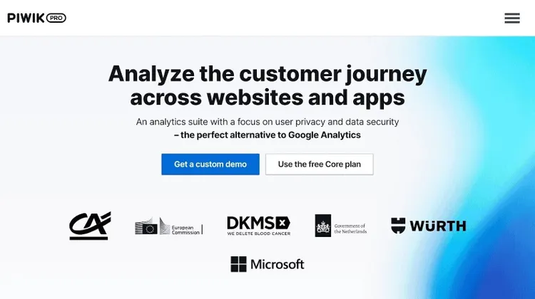 données d’analyse avec la suite Piwik PRO Analytics