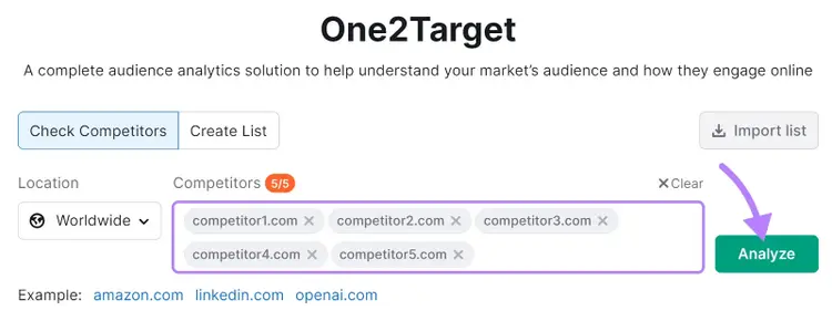 Recherche d'outils One2Target