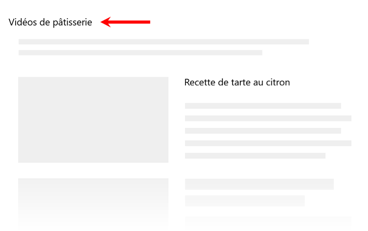 Playlist organisée par thème