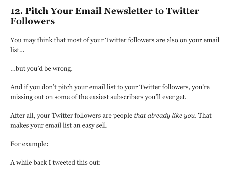 Tweetable content
